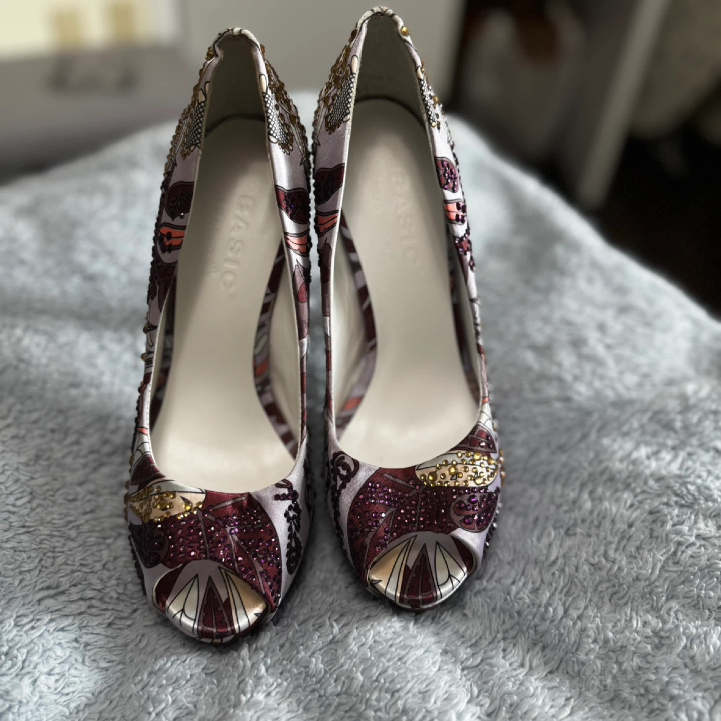 Basic Embellished Platform Heels – EU 38 – Worn Once - photo 5