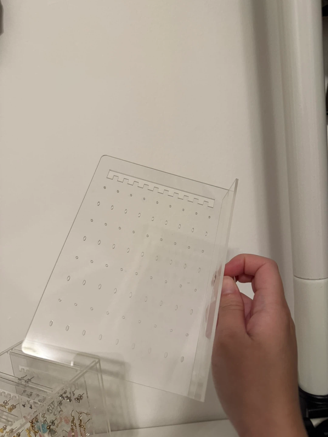 Clear Acrylic Earring Organizer - photo 2