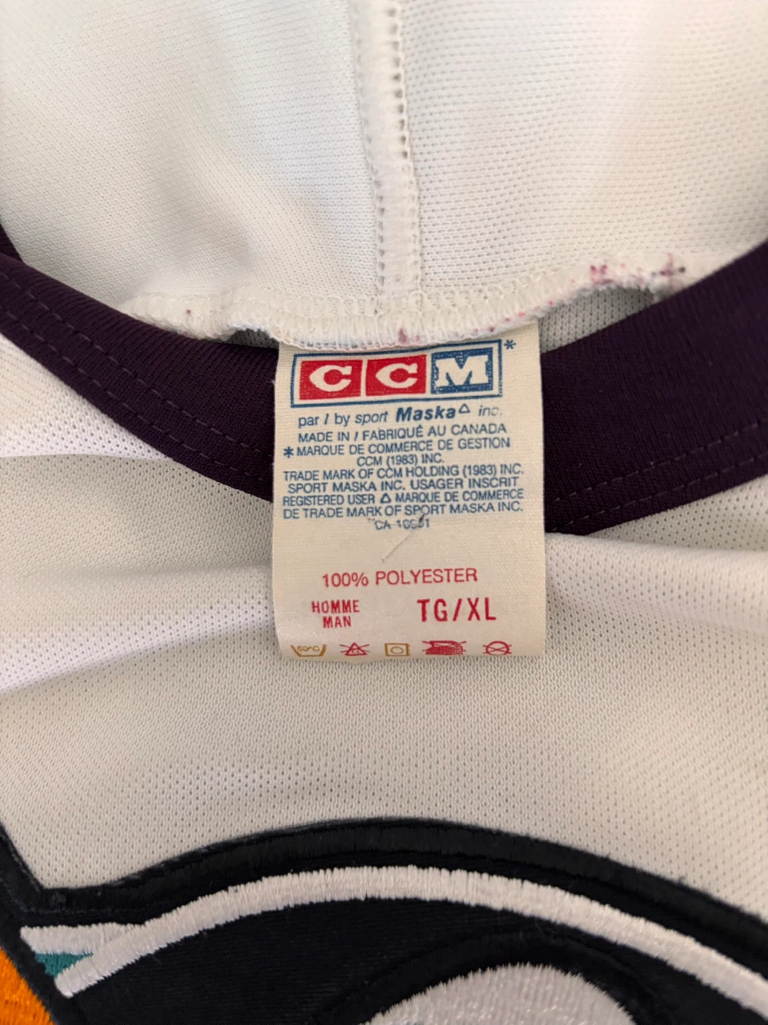 CCM Mighty Ducks Hockey Jersey TG/XL - photo 4