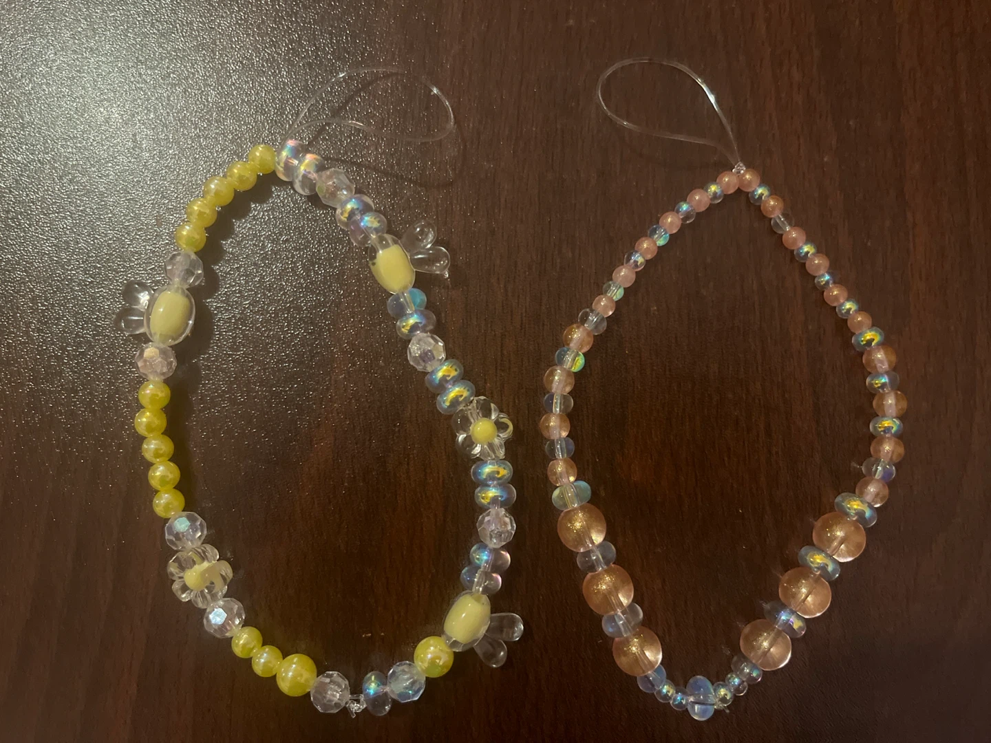 Beaded Phone Charm Straps (Set of 2)