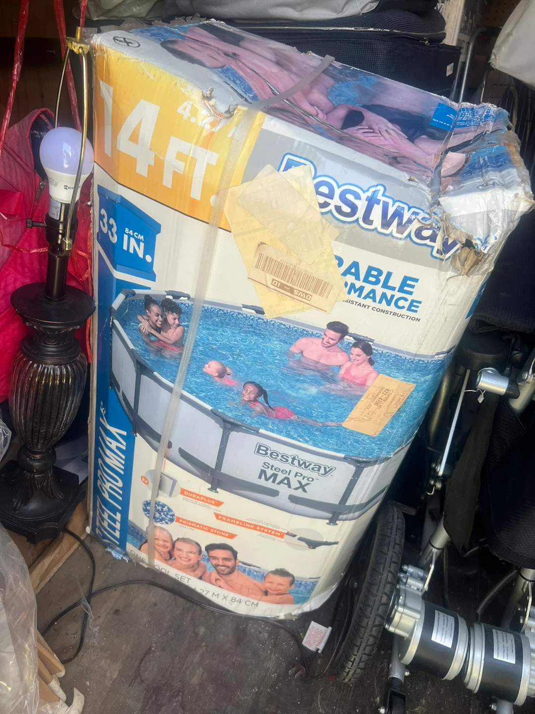 Bestway Steel Pro MAX 14 ft. Above Ground Pool Set