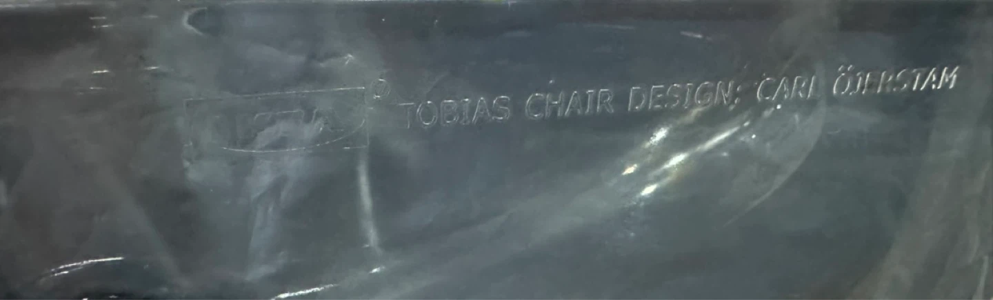 2 IKEA Tobias Clear Acrylic Chairs Carl Öjerstam - photo 2