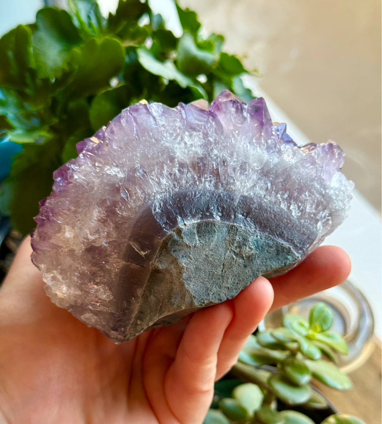 Brazilian Amethyst Crystal Cluster - photo 3