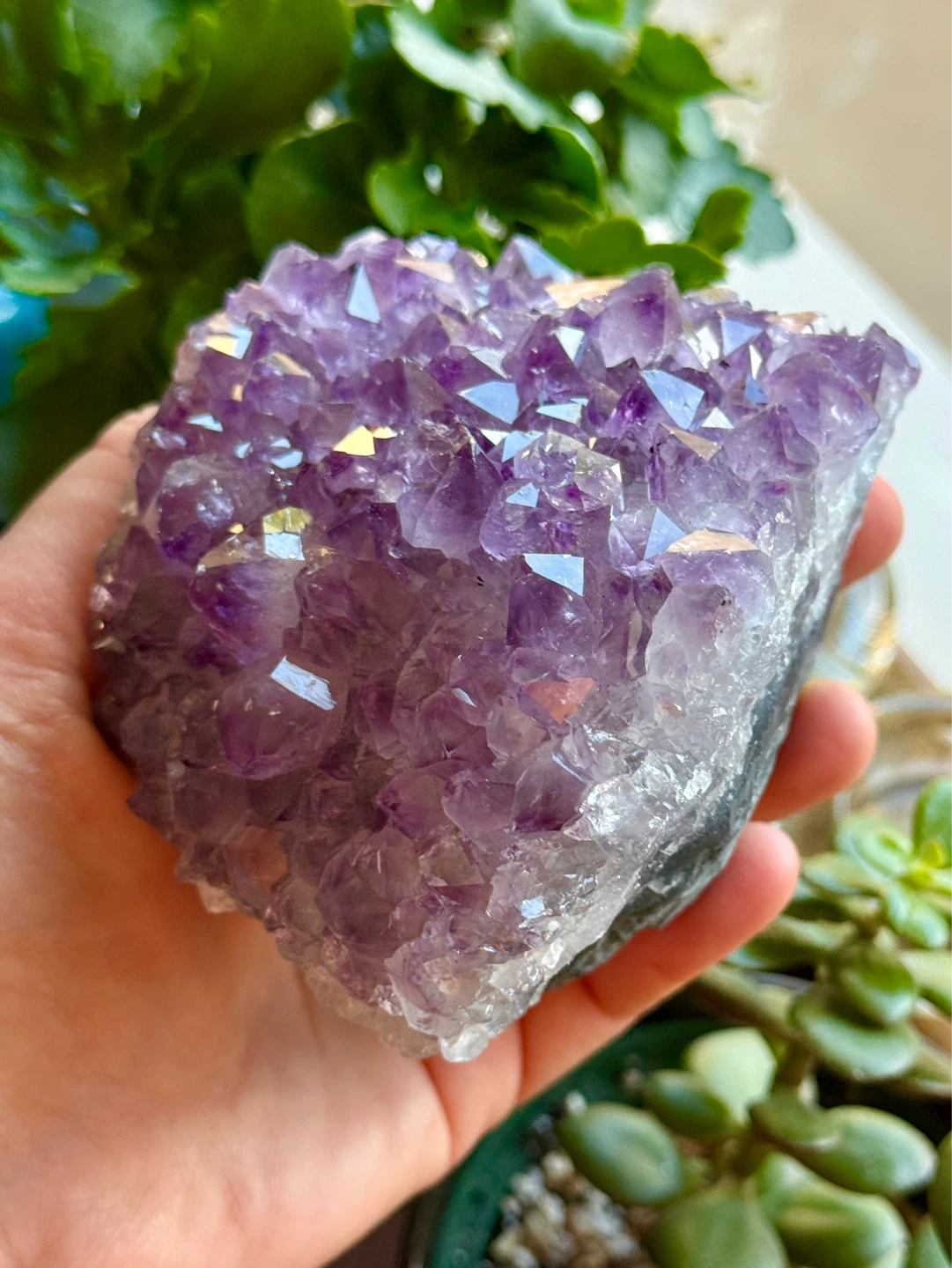 Brazilian Amethyst Crystal Cluster - photo 2
