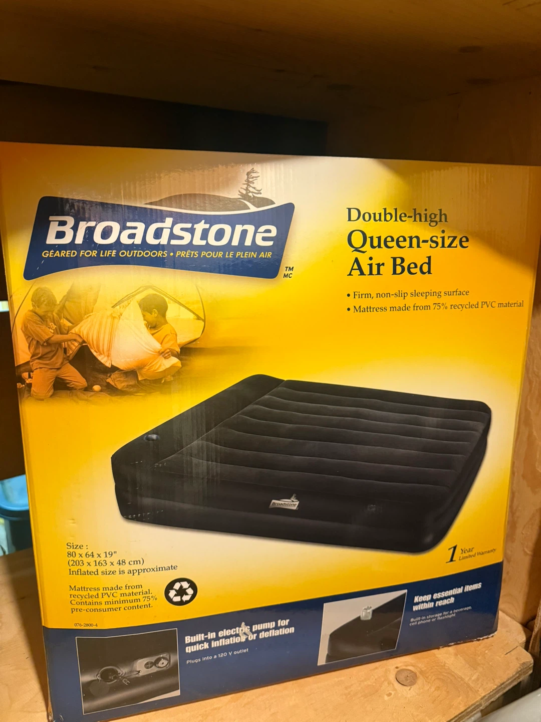 Broadstone Double-high Queen-size Air Bed