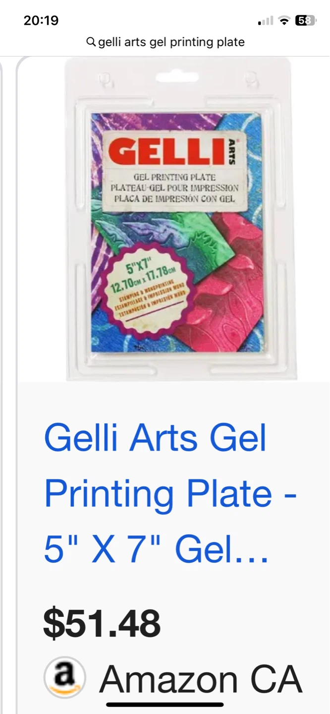 Gelli Arts Gel Printing Plate 5" x 7" - photo 3