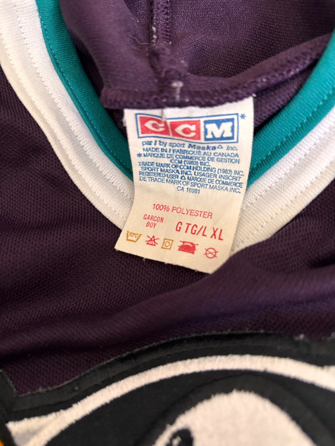 CCM Mighty Ducks Hockey Jersey - photo 2