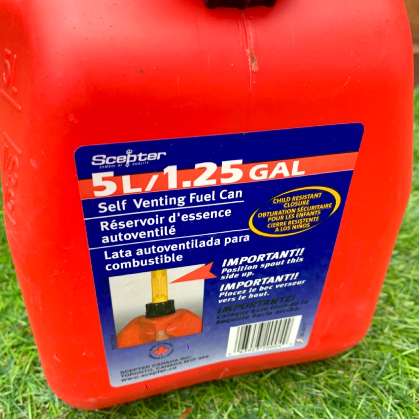 Gas Can Fuel Can Gasoline Container 5L Fuel Storage Can - photo 2
