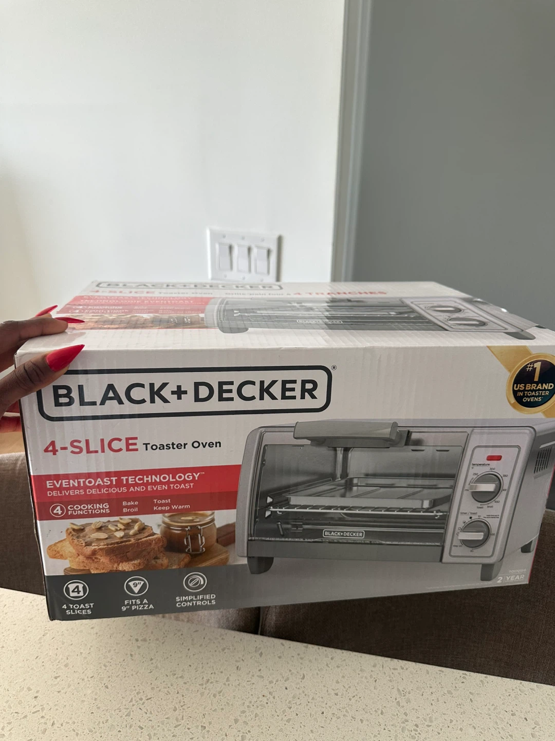 Black+Decker 4-Slice Toaster Oven - photo 2
