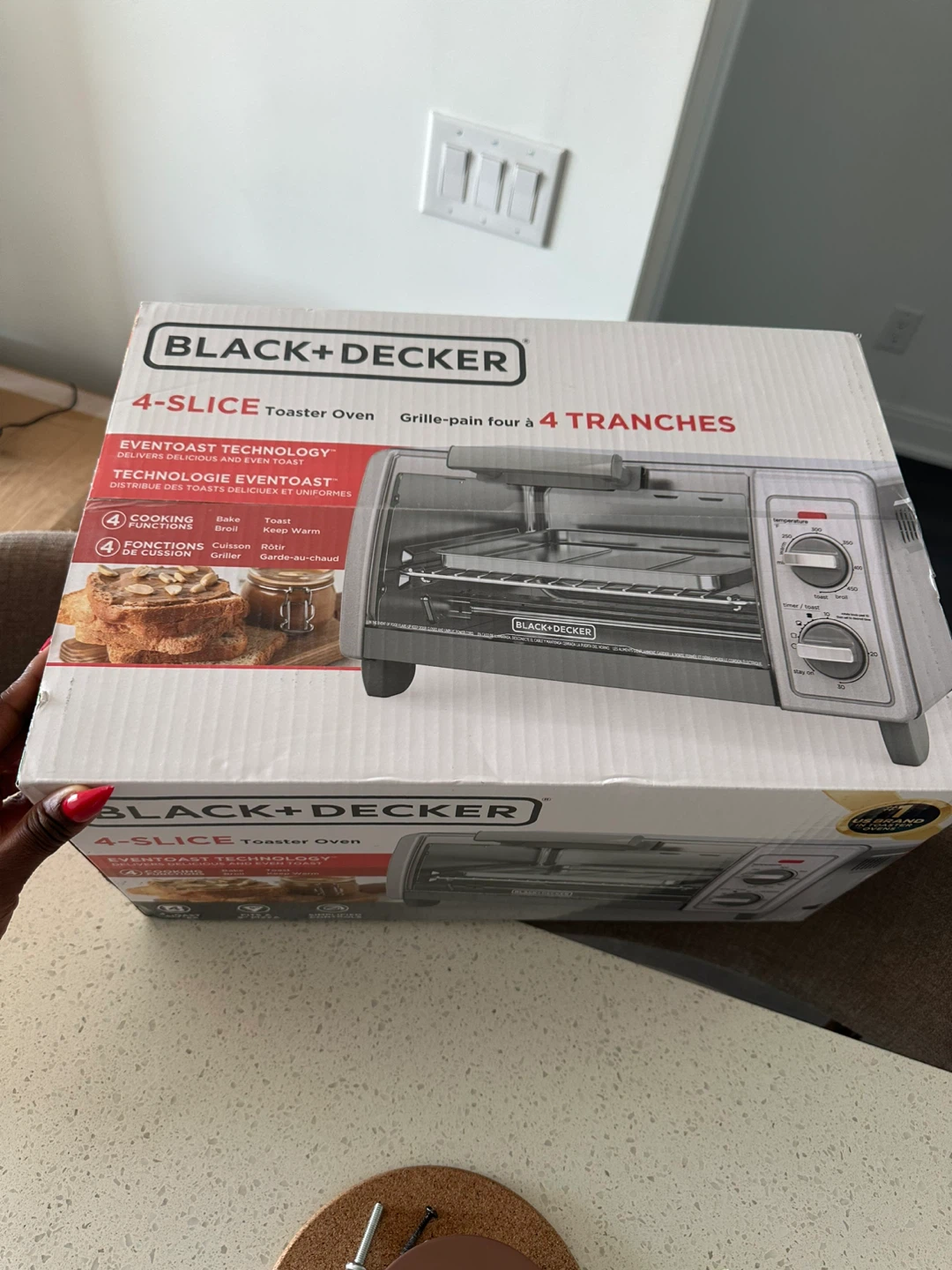 Black+Decker 4-Slice Toaster Oven