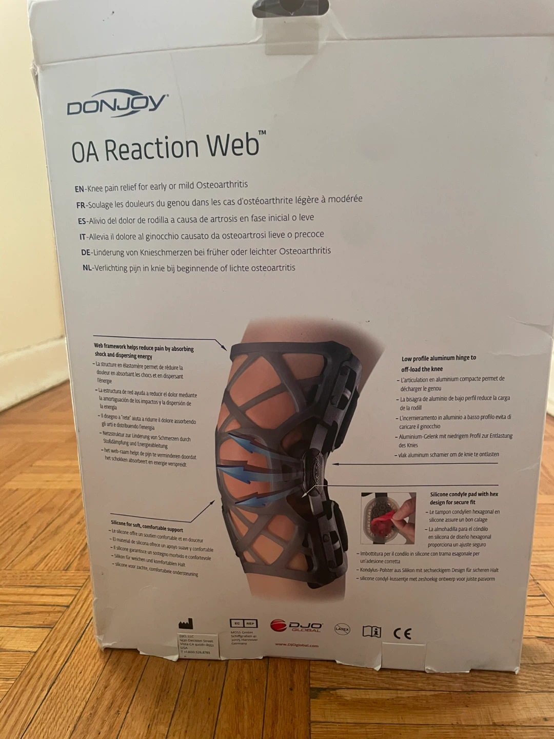 Brand New DonJoy OA Reaction Web Knee Brace XS - photo 2