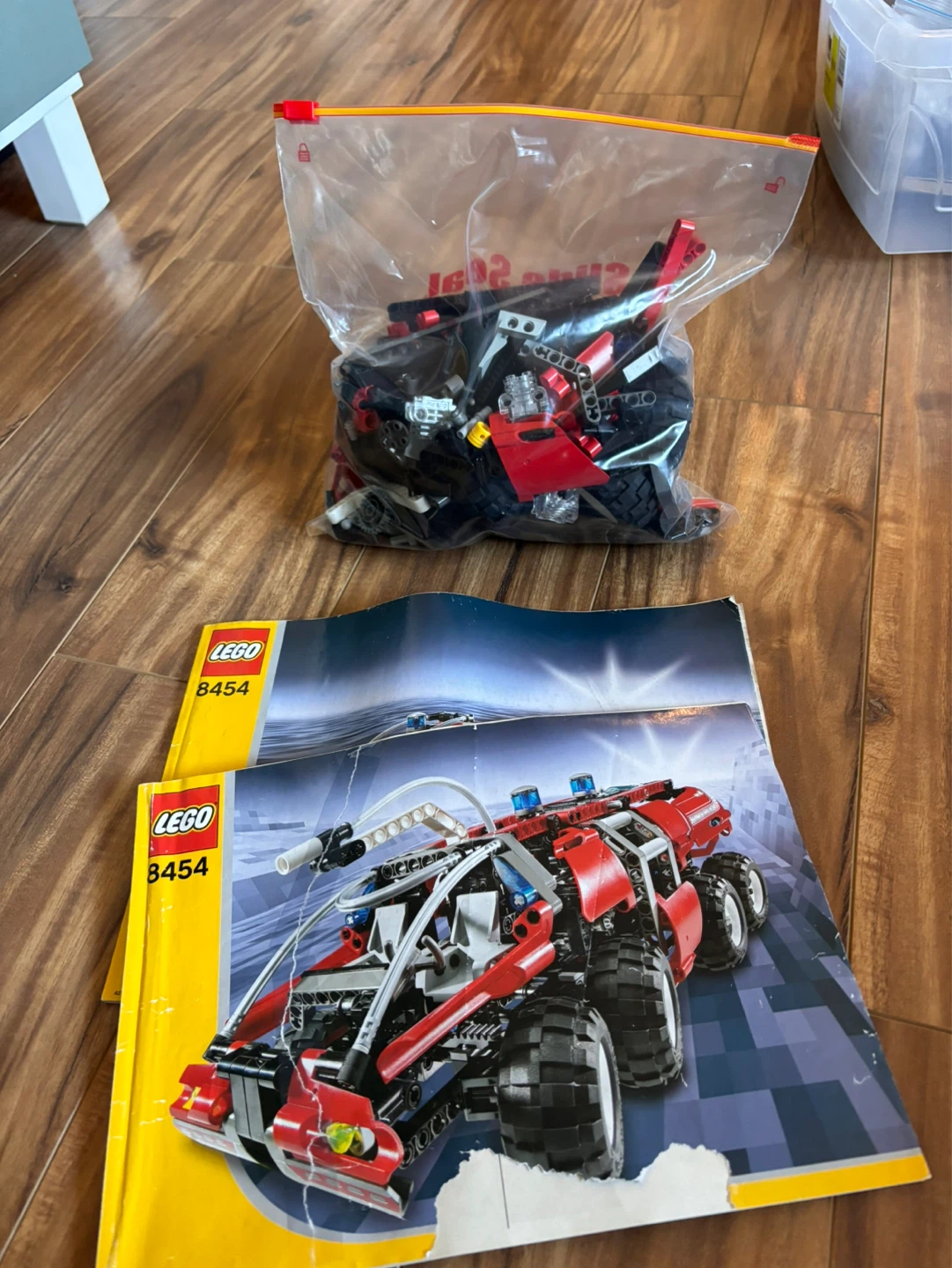 LEGO Technic 8454 Rescue Truck Instructions