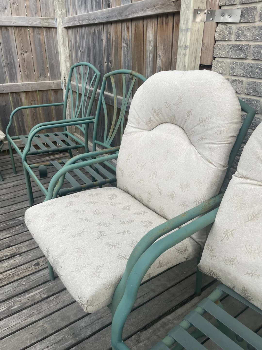 Patio Set with Table and Chairs - photo 2