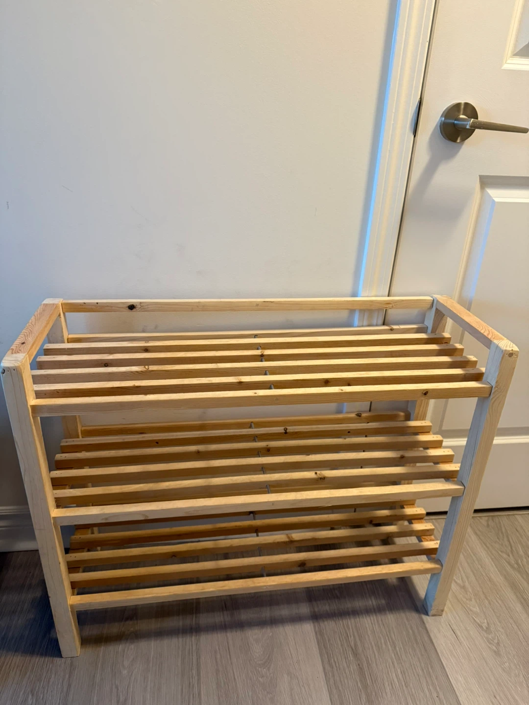 Wooden Shoe Rack