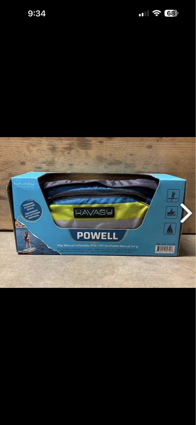 Havasu Powell 24g Manual Inflatable PFD Waist Bag - photo 4