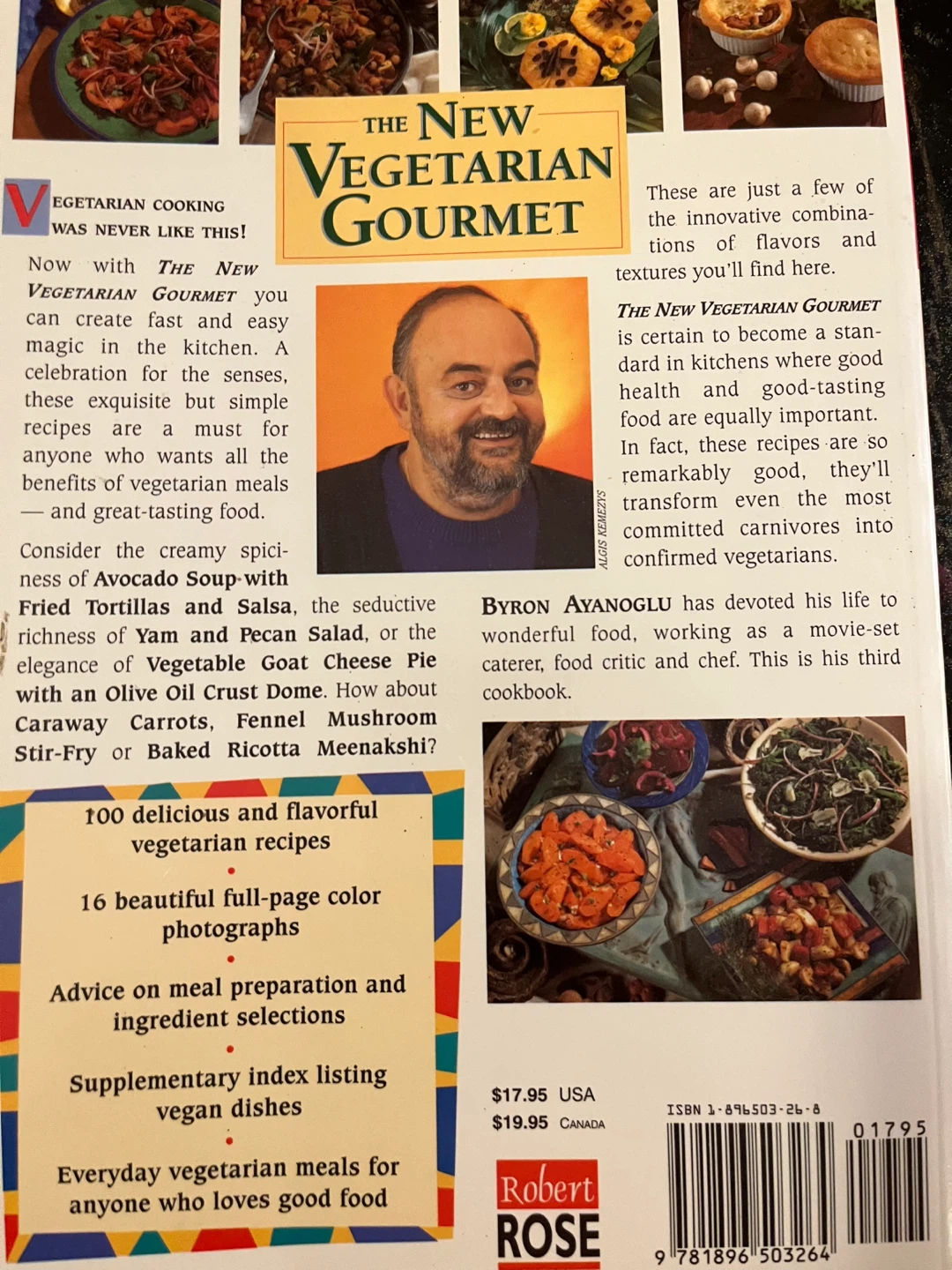 The New Vegetarian Gourmet Cookbook by Byron Ayanoglu - photo 2