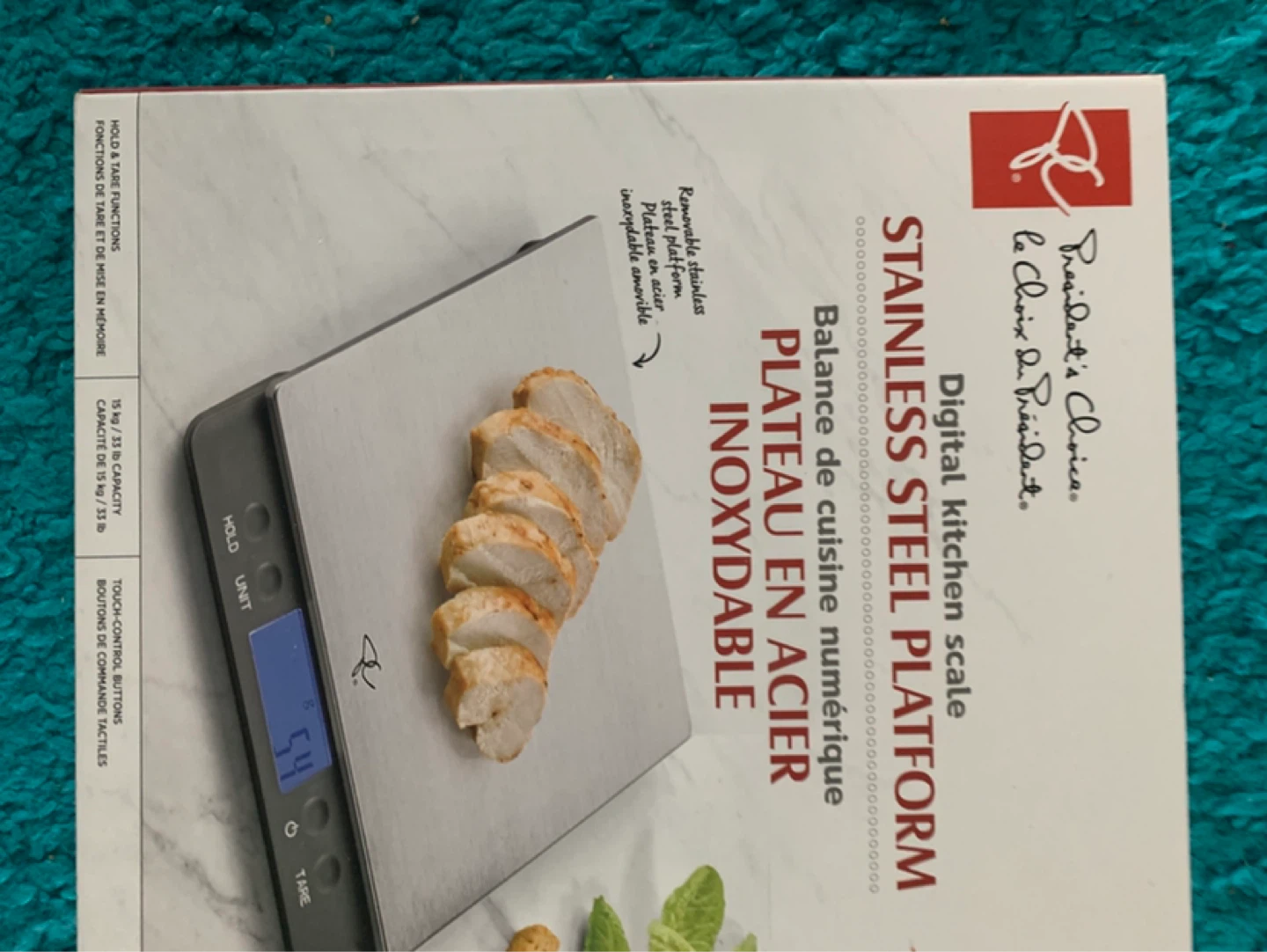 President's Choice Stainless Steel Digital Kitchen Scale