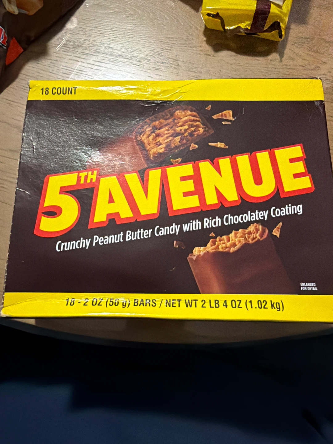 5th Avenue Crunchy Peanut Butter Candy Bars (18 Count)