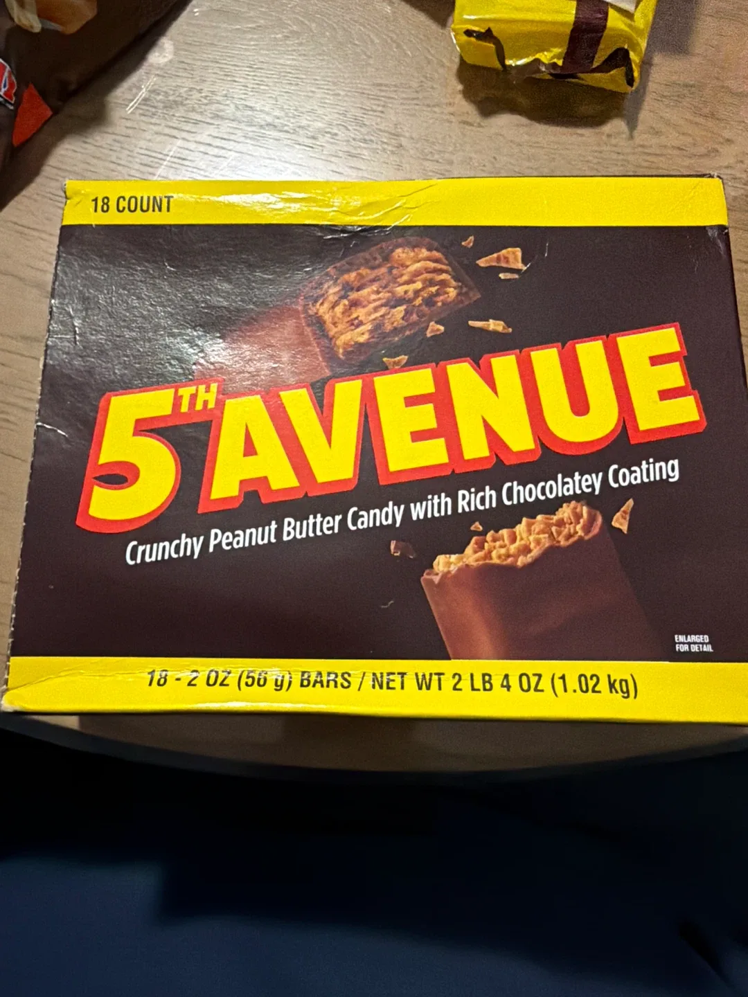 5th Avenue Crunchy Peanut Butter Candy Bars (18 Count)