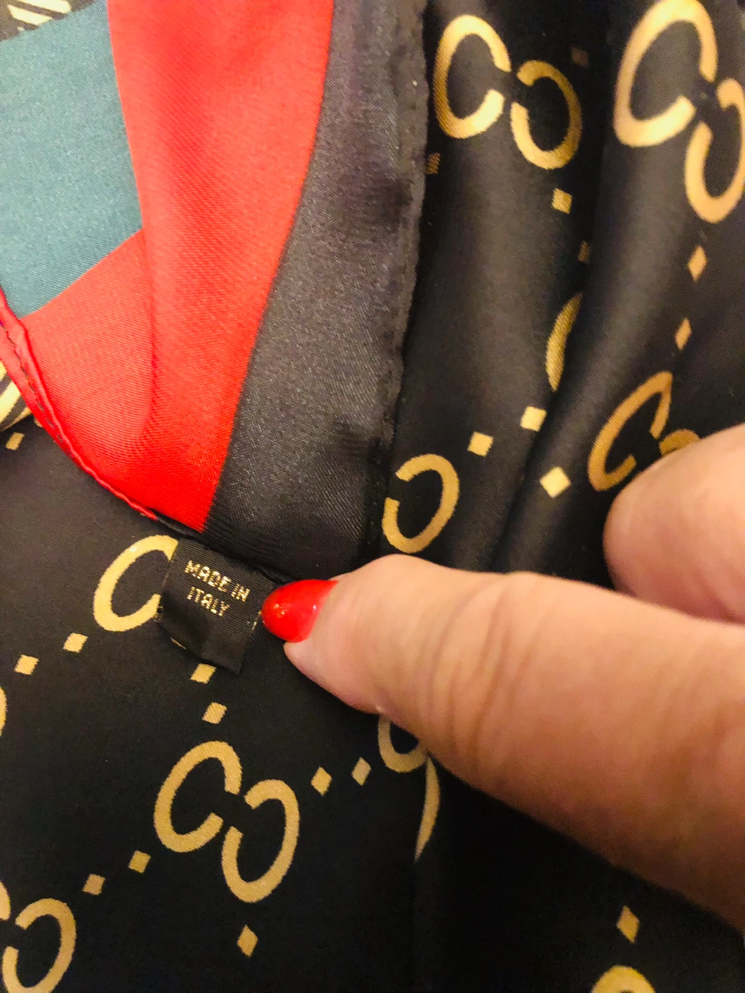 Classic  100% pure silk Scarf - made in Italy - photo 5