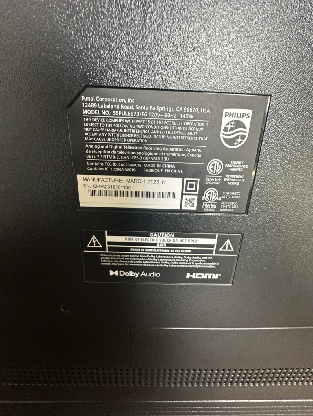 Philips 55" Roku TV 4K UHD Smart TV - photo 3