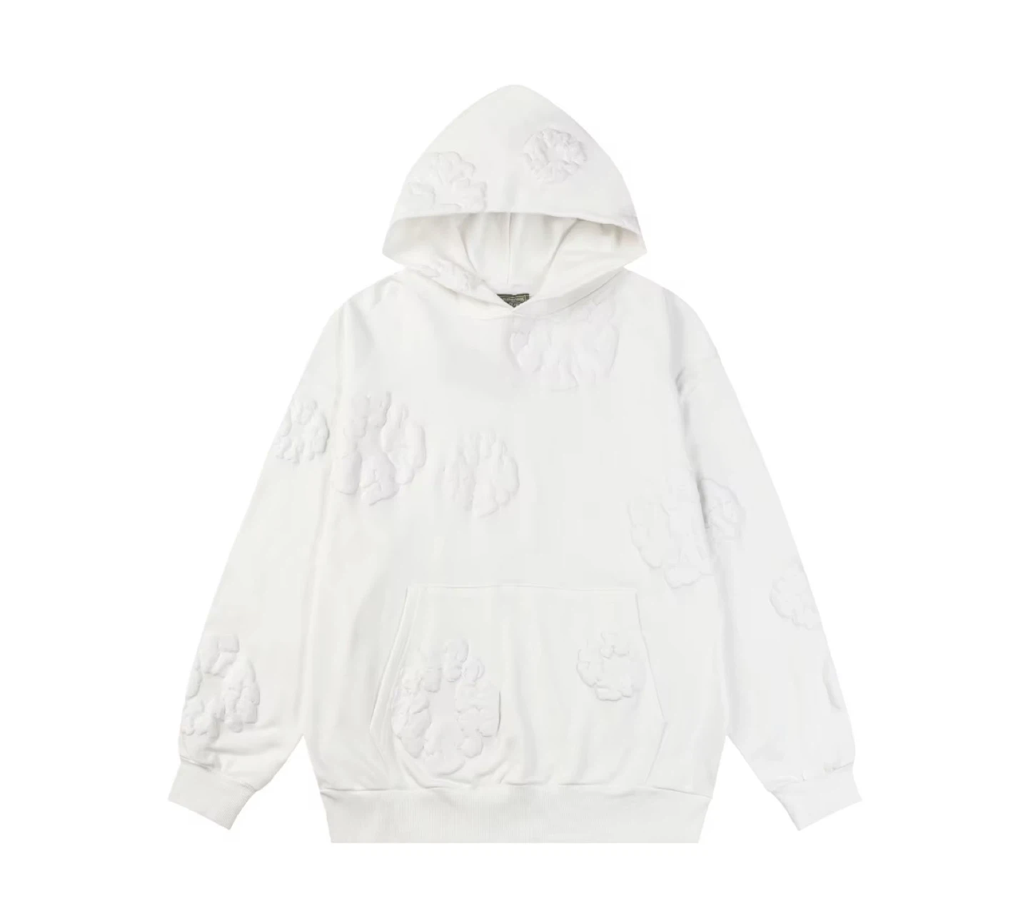 Hooded Sweatshirt with Floral Appliqué - photo 5