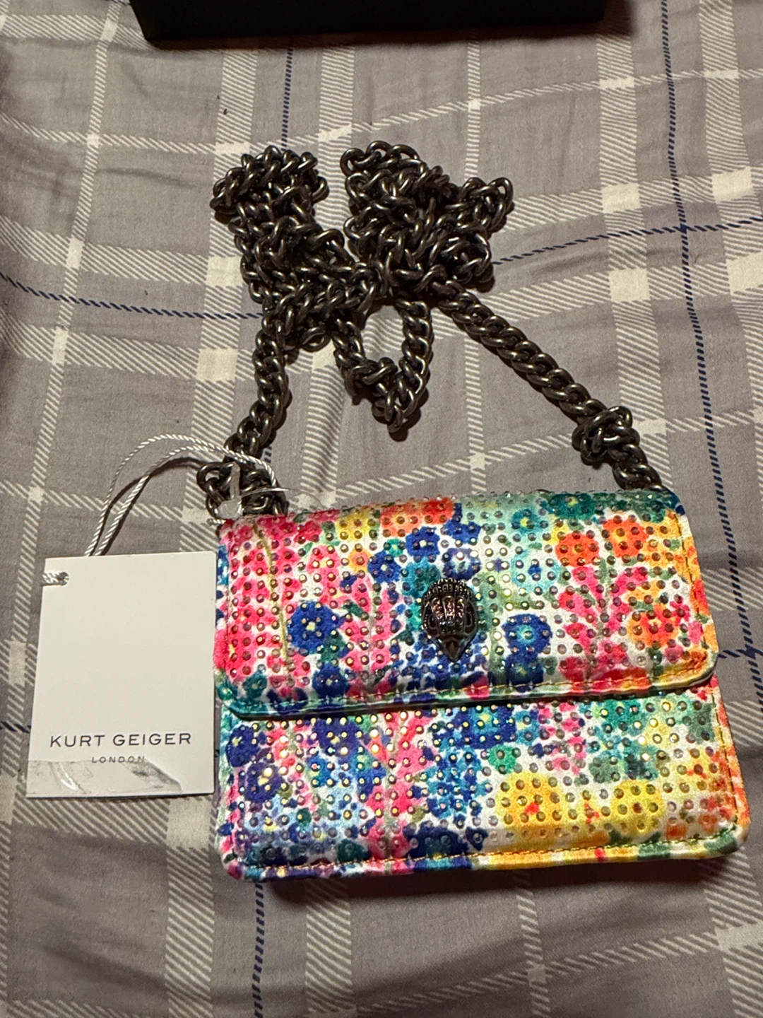 Kurt Geiger London "Floral Couture" Crossbody Bag