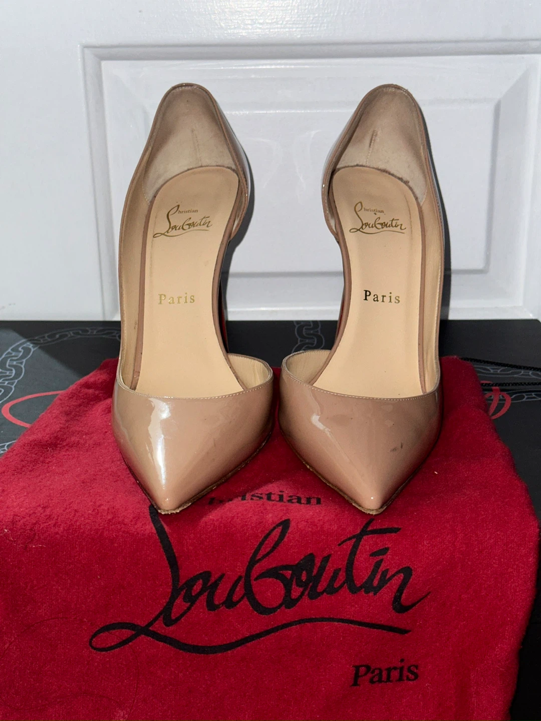 Christian Louboutin Iriza Pumps - Patent Calf Leather - Blush - photo 4