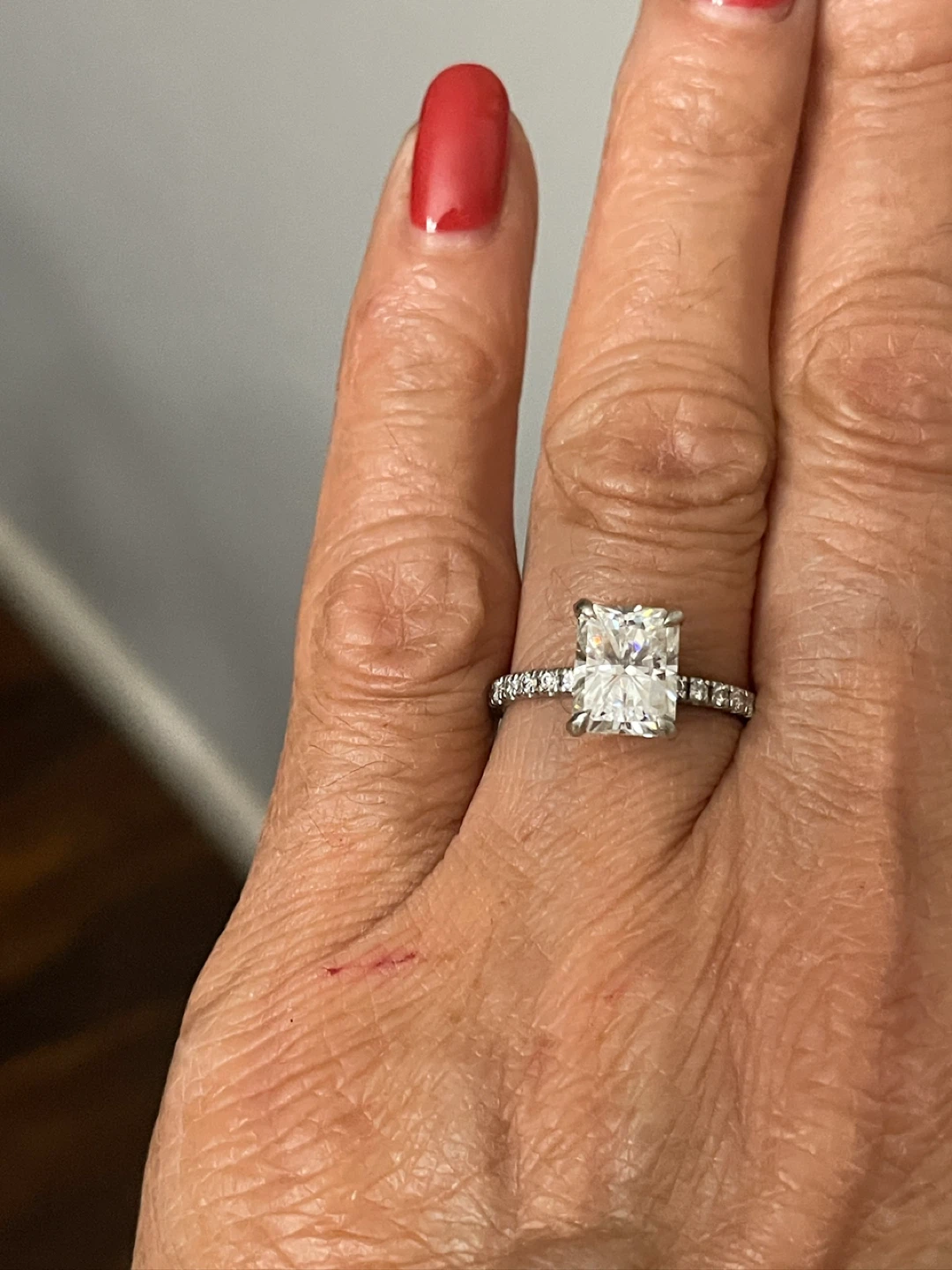 Moissanite Co. Radiant Engagement Ring - photo 2
