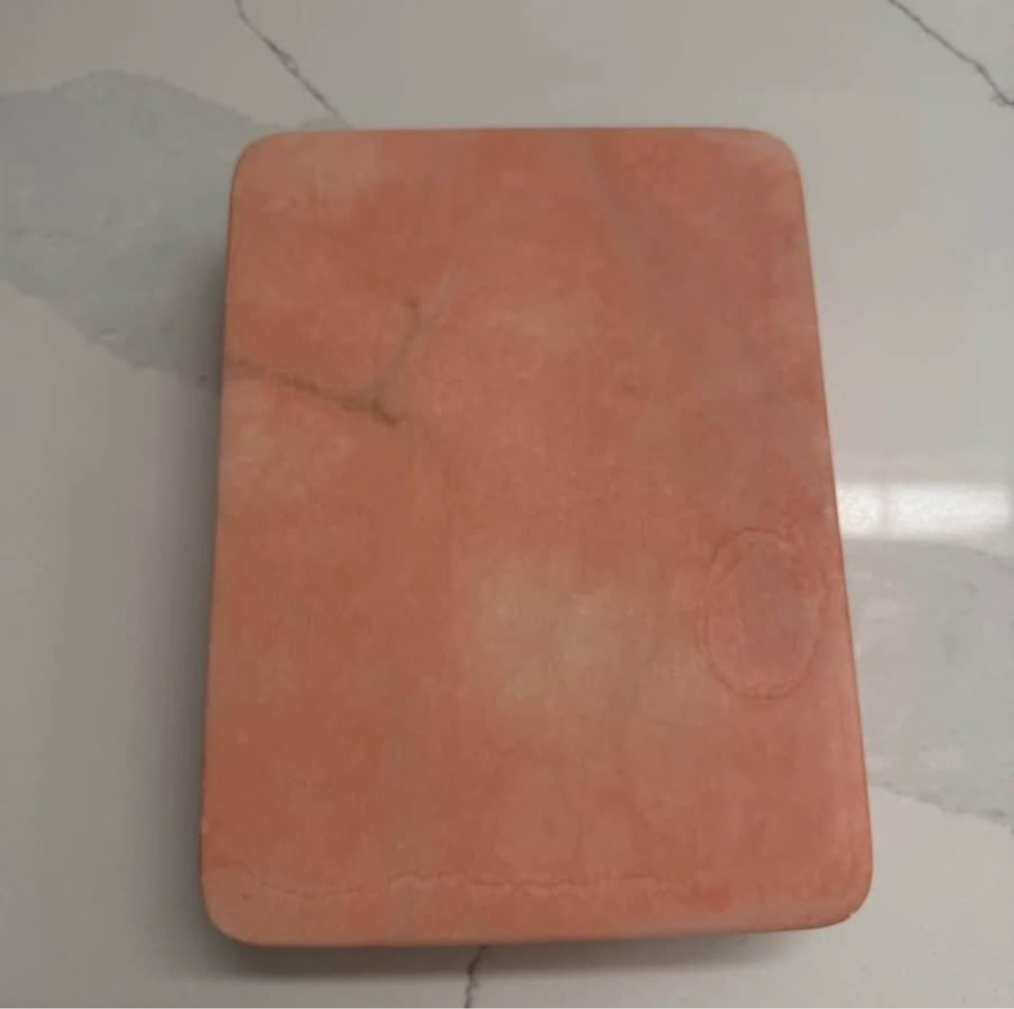 Vintage Alabaster Jewelry Box - Genuine Marble Trinket Box - photo 5