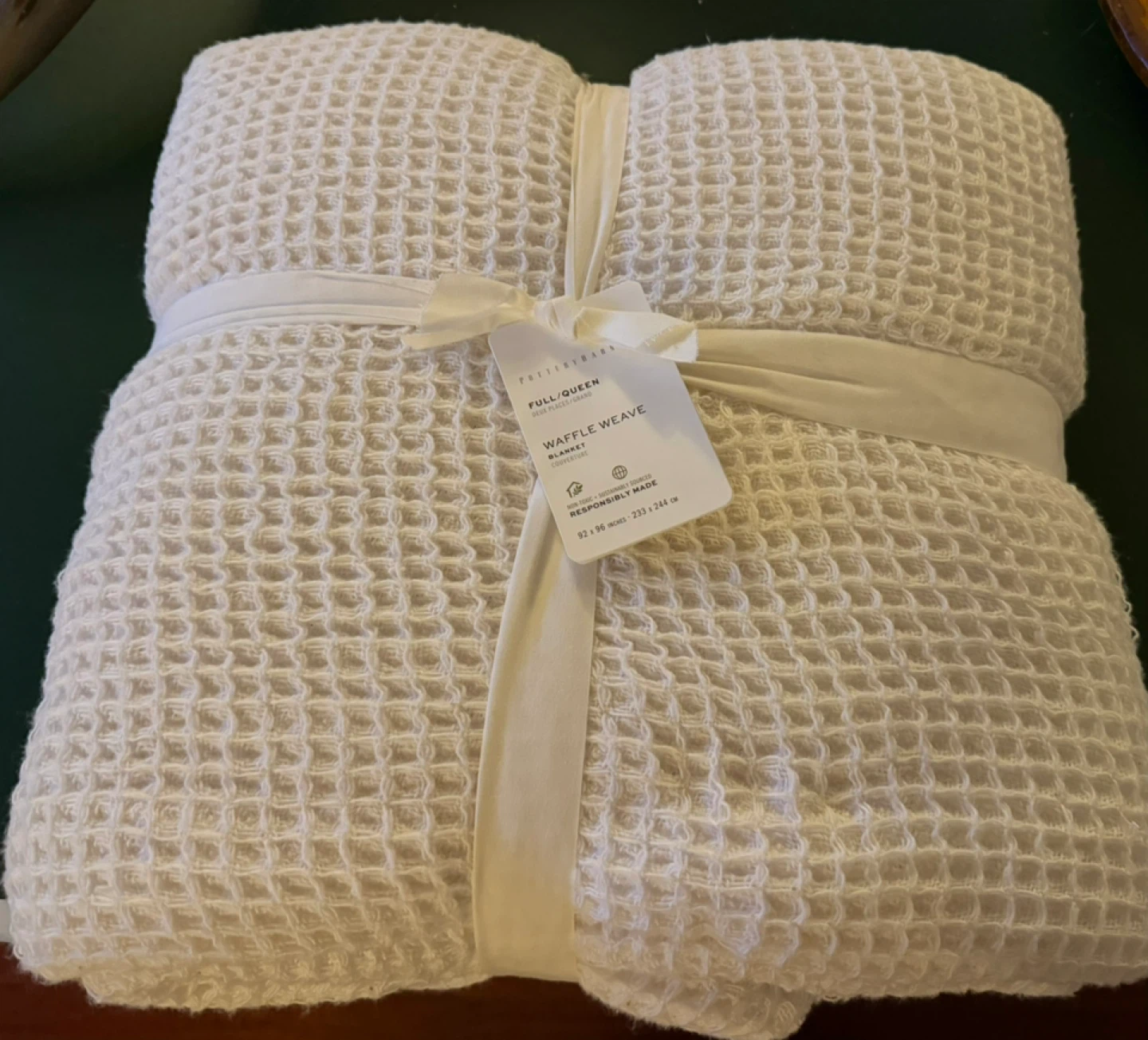 Pottery Barn Waffle Weave Blanket