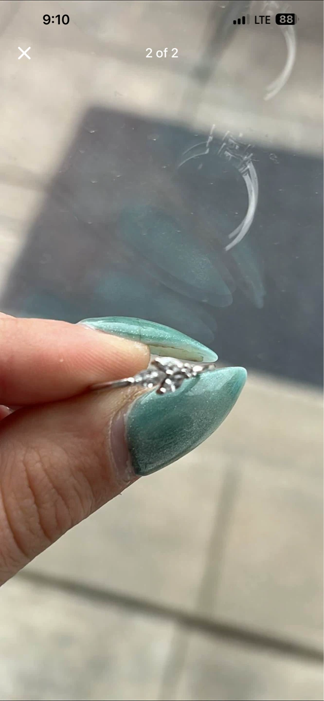 Sparkly Leaf Ring - photo 2