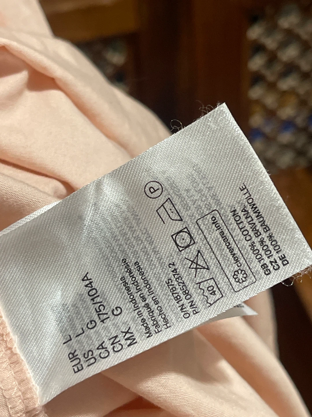 H&M Pink Cotton Dress Size L - photo 3