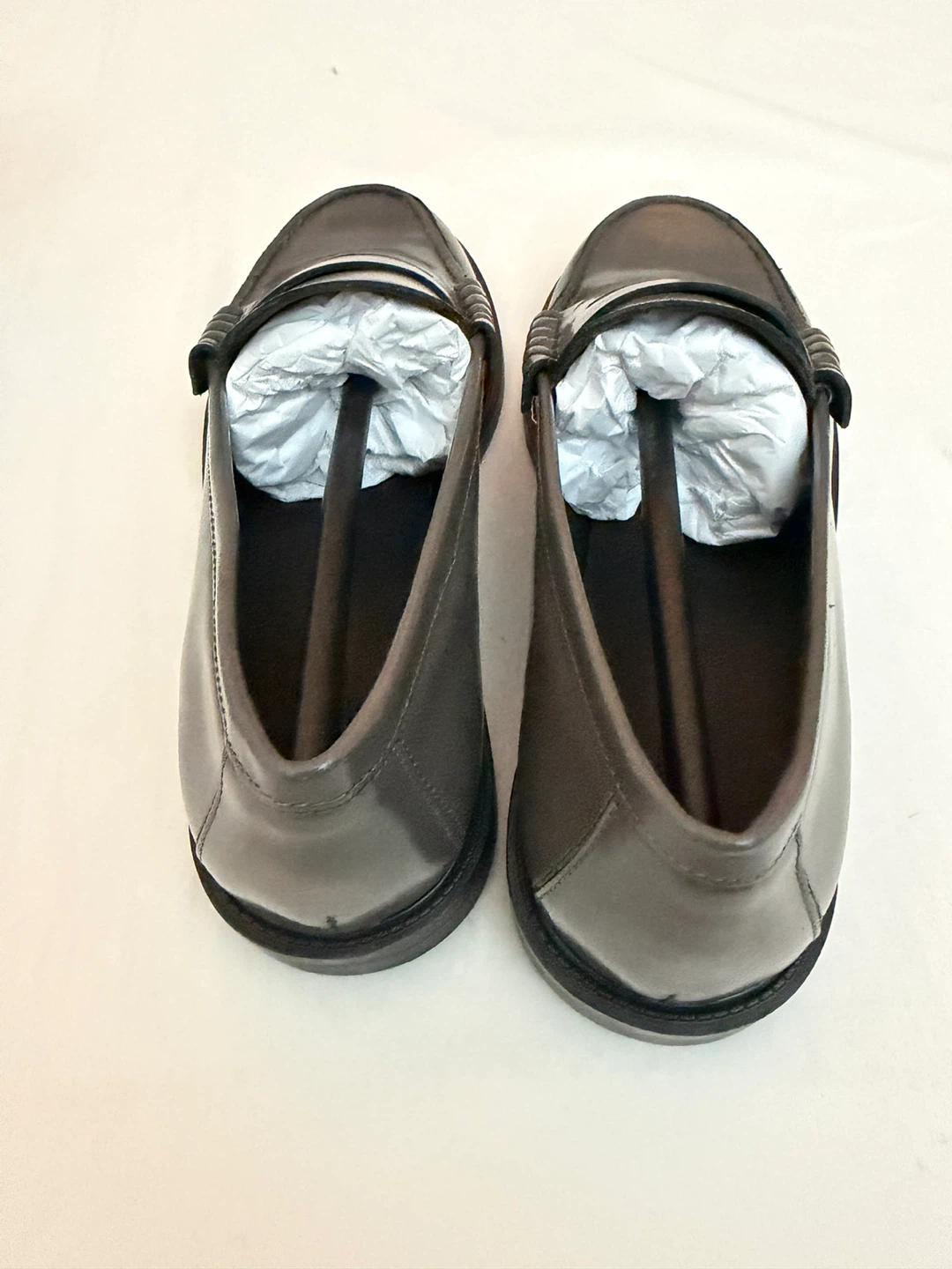 Steve Madden Women Loafers 8.5 Grey Leather | NEW - photo 3