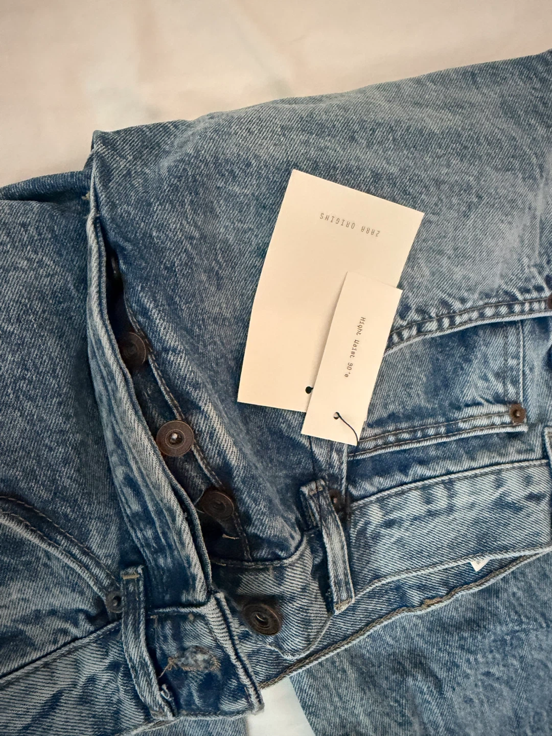 Zara Origins Men's Blue Denim Jeans Size 38 - photo 3