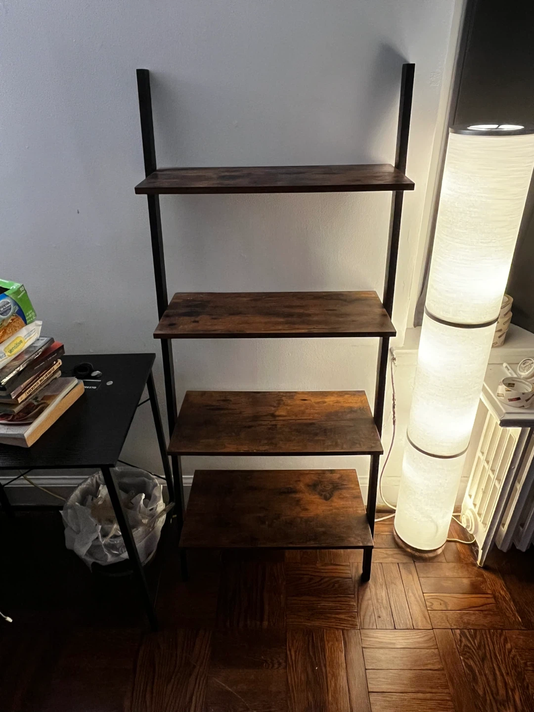 4-Tier Ladder Shelf - Wood & Metal - photo 3