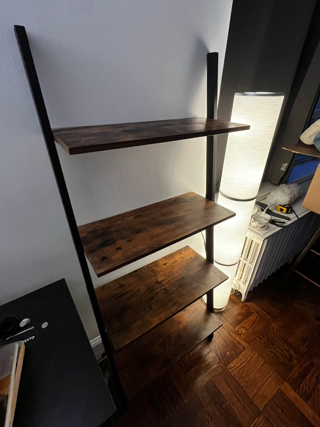 4-Tier Ladder Shelf - Wood & Metal - photo 2