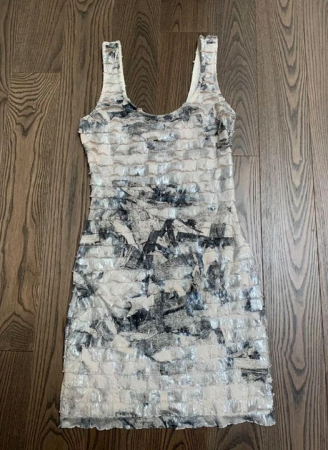 Metallic Mini Dress never worn small