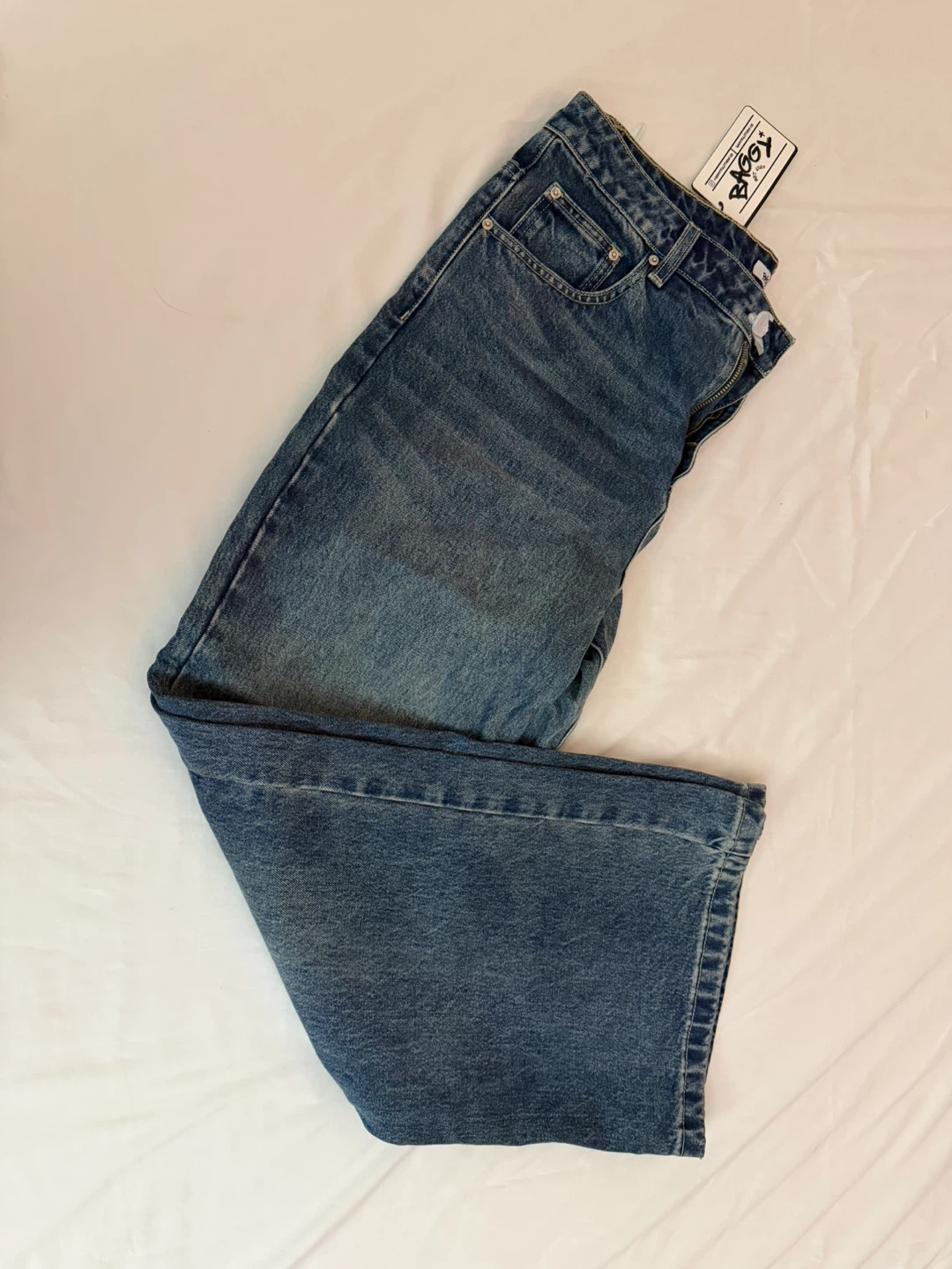 BAGGY Jeans - Blue Denim | size S | NEW - photo 4