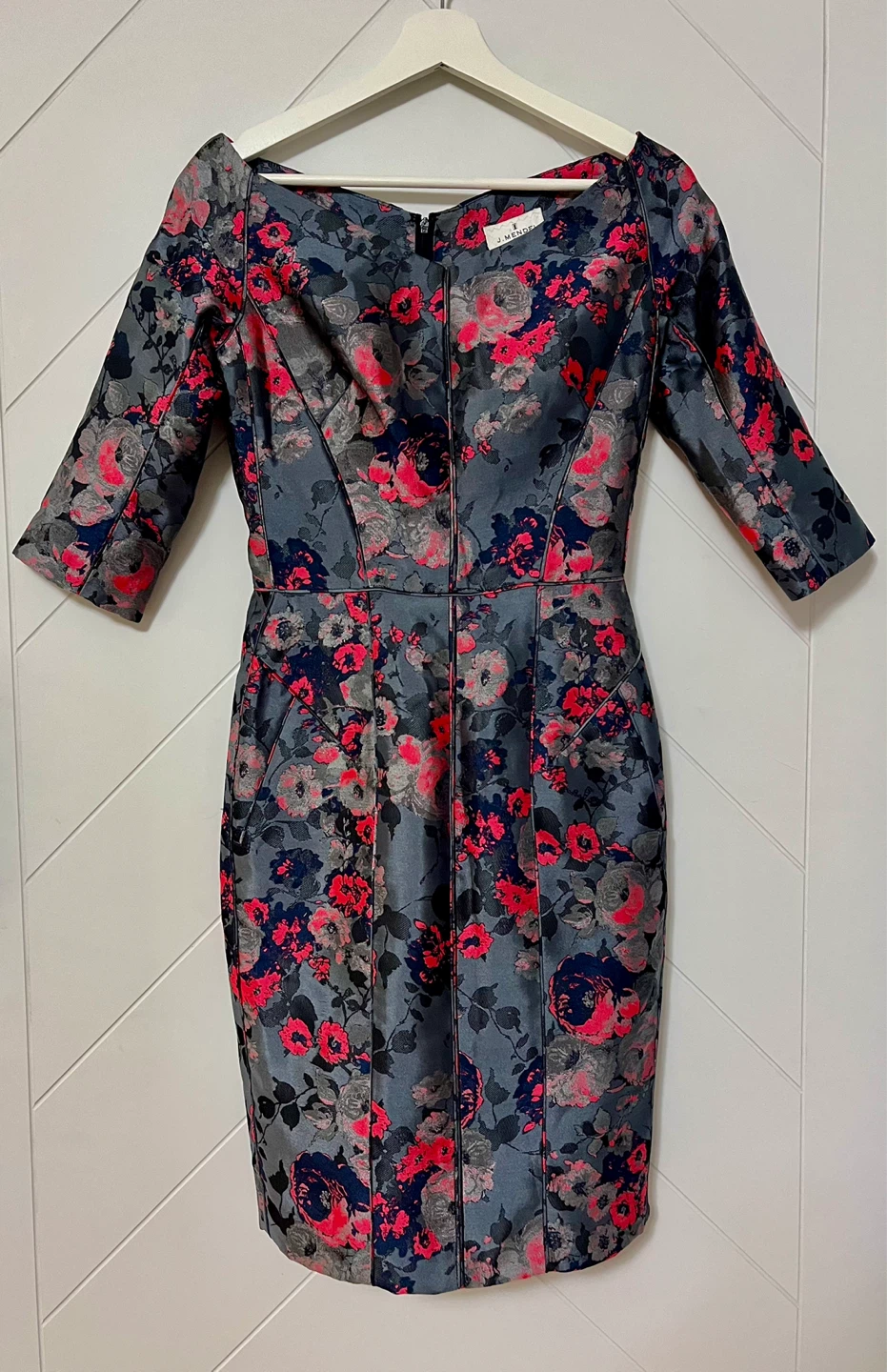 J. Mendel Luxury Floral Silk Dress Size 4