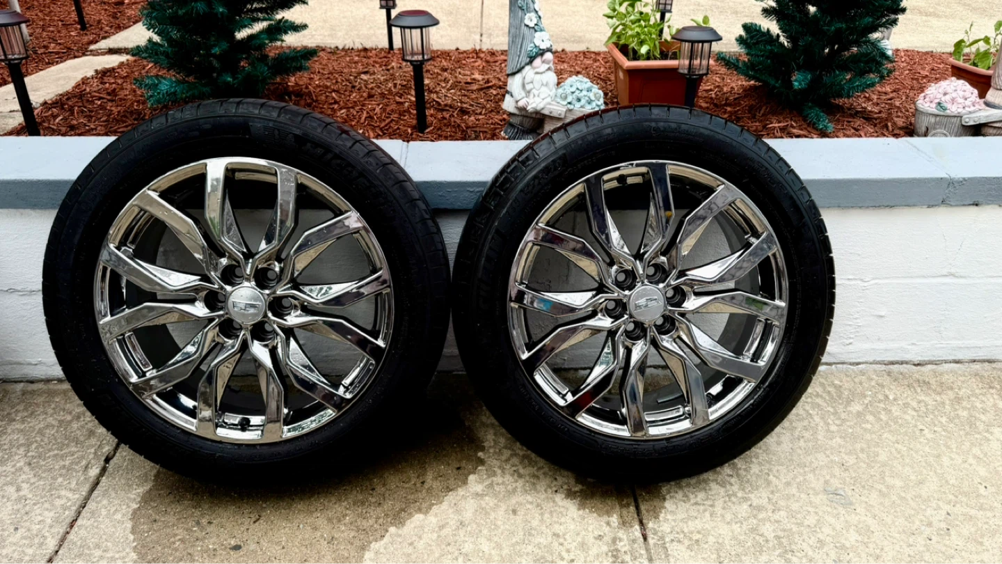 Cadillac Chrome Wheels and Tires Set (4) - photo 3