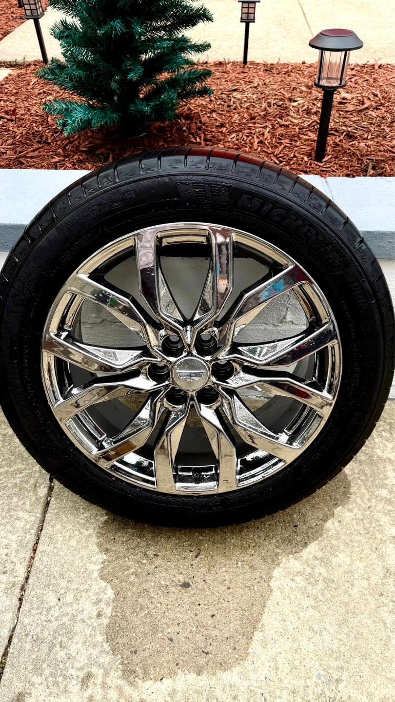 Cadillac Chrome Wheels and Tires Set (4) - photo 2