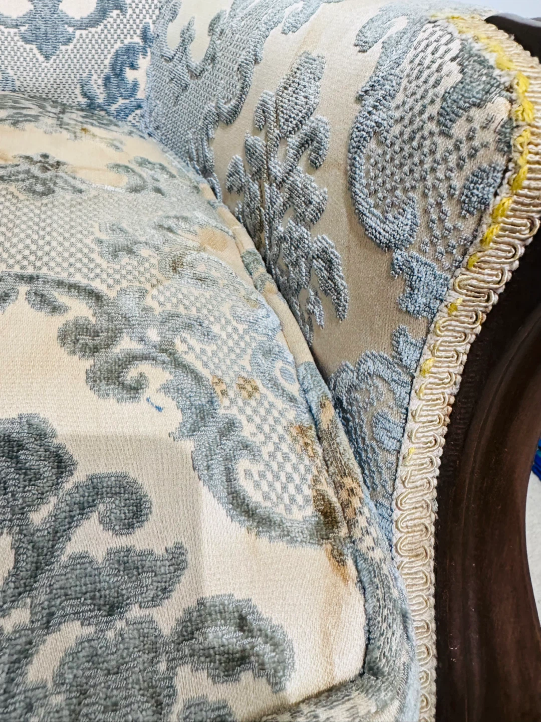 Accent Chair with Damask Pattern ⚽️ - photo 2