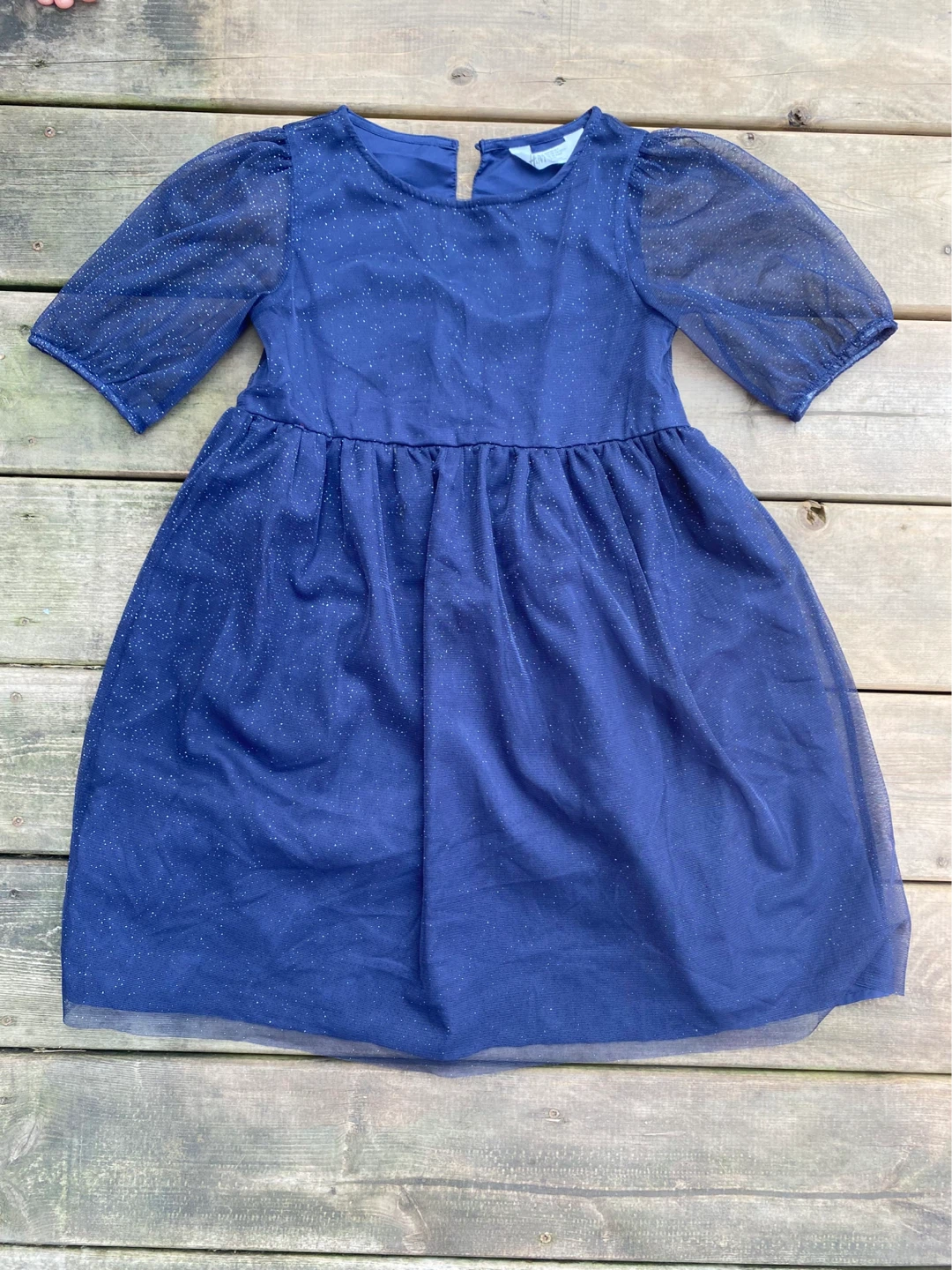 H&M Navy Sparkle Tulle Dress - photo 2