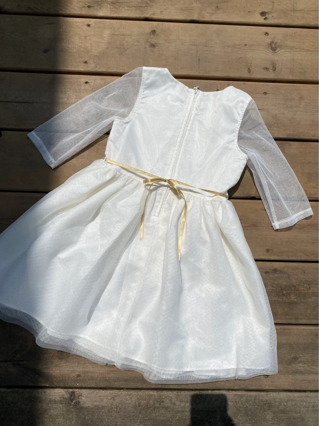 Little Angels White Sparkle Dress - photo 2