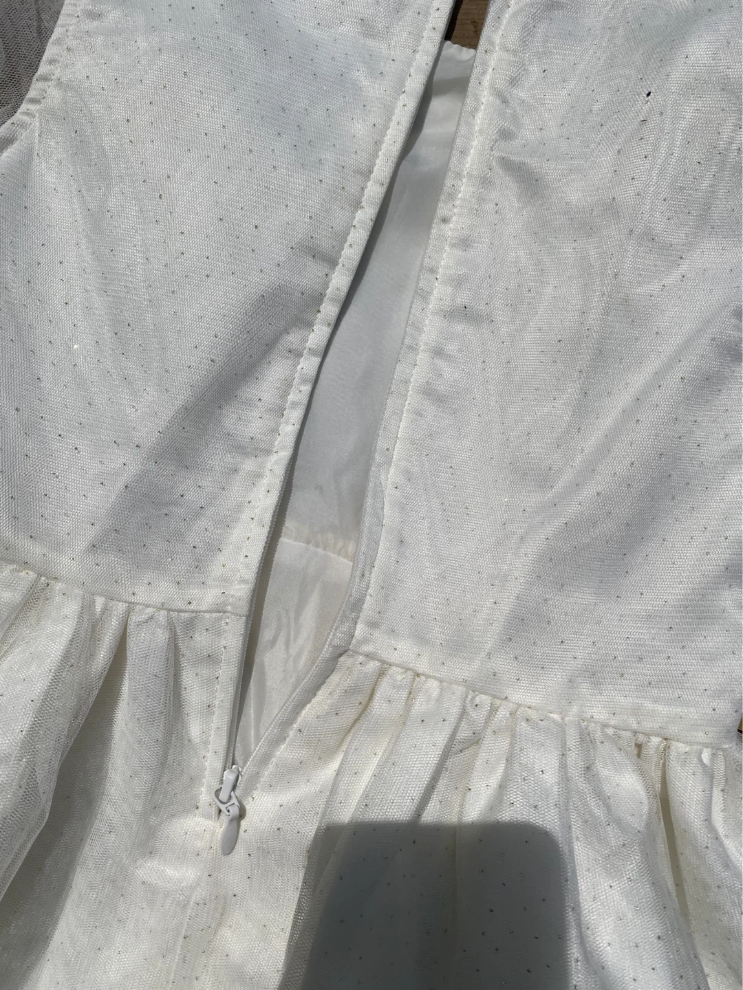 Little Angels White Sparkle Dress - photo 5