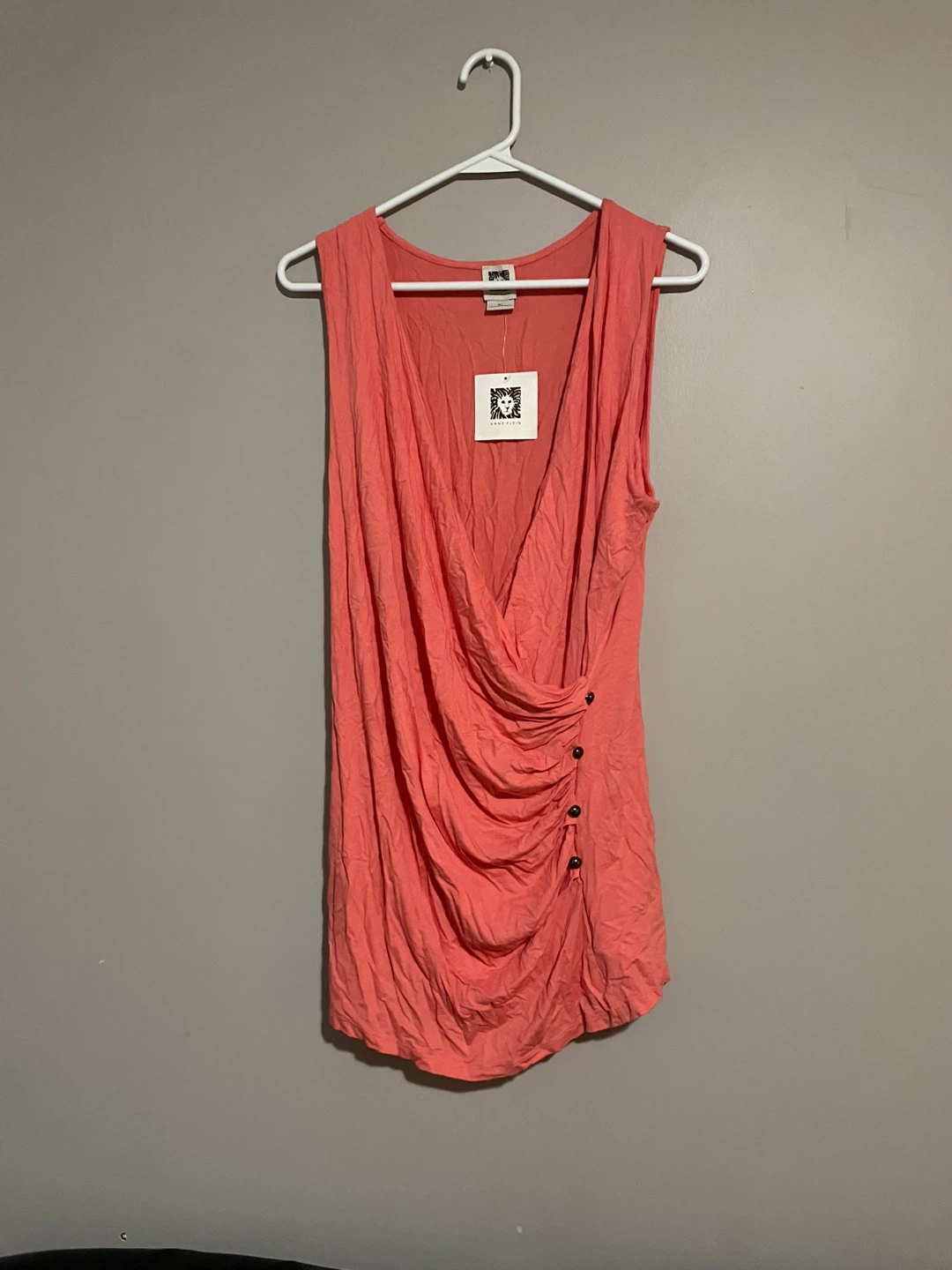 Anne Klein Sleeveless Wrap Top
