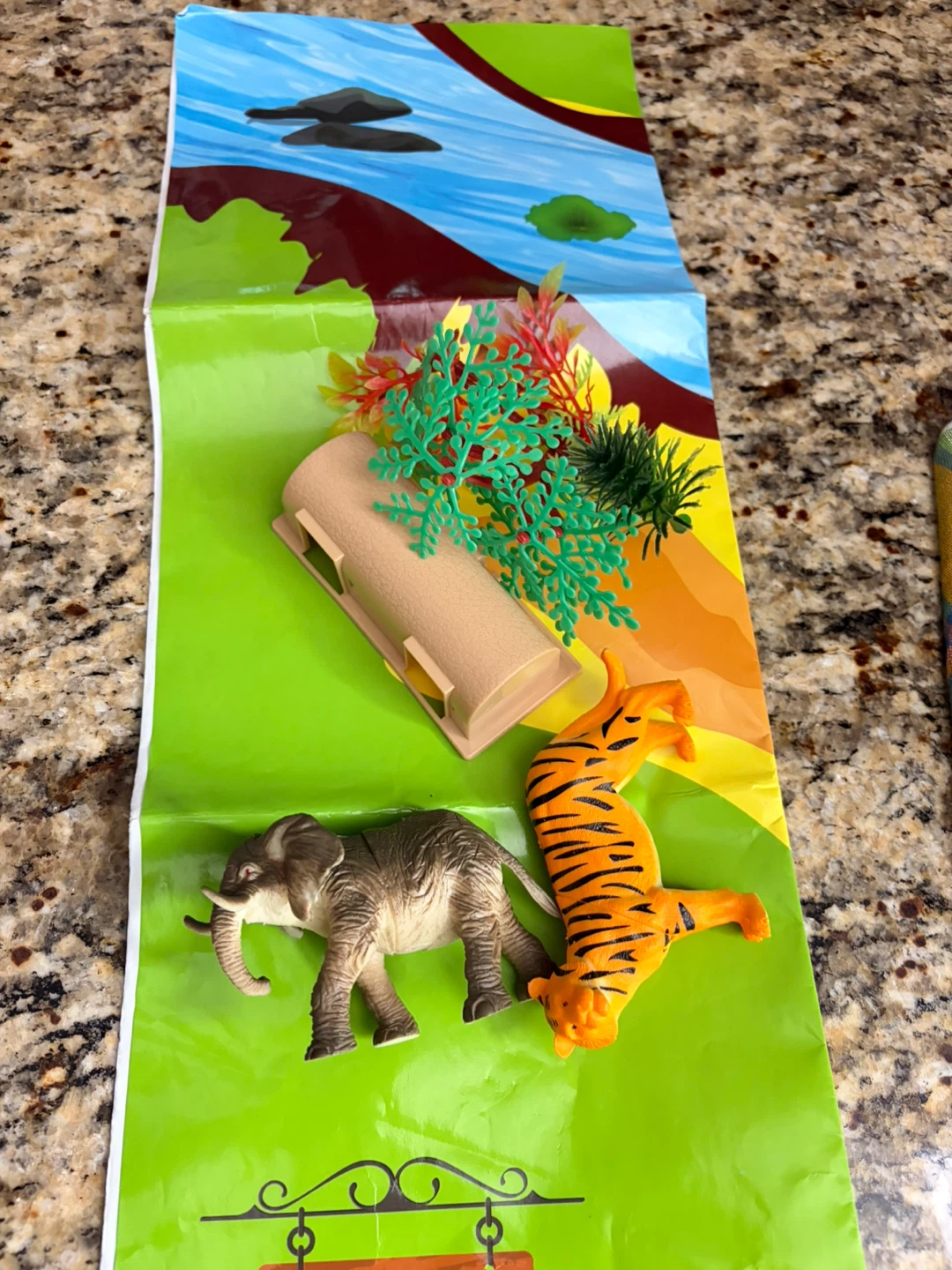 Zoo Animal Toy Set with Accessories