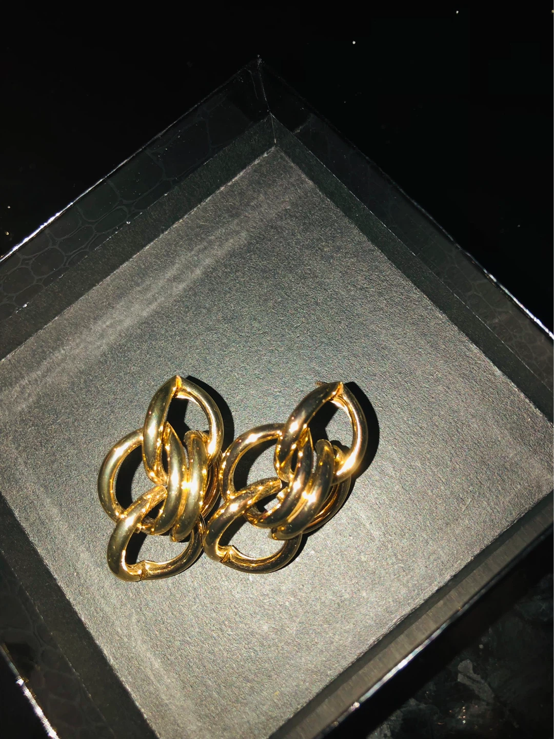 Gold  plated  earrings 3 cm lenth - photo 4