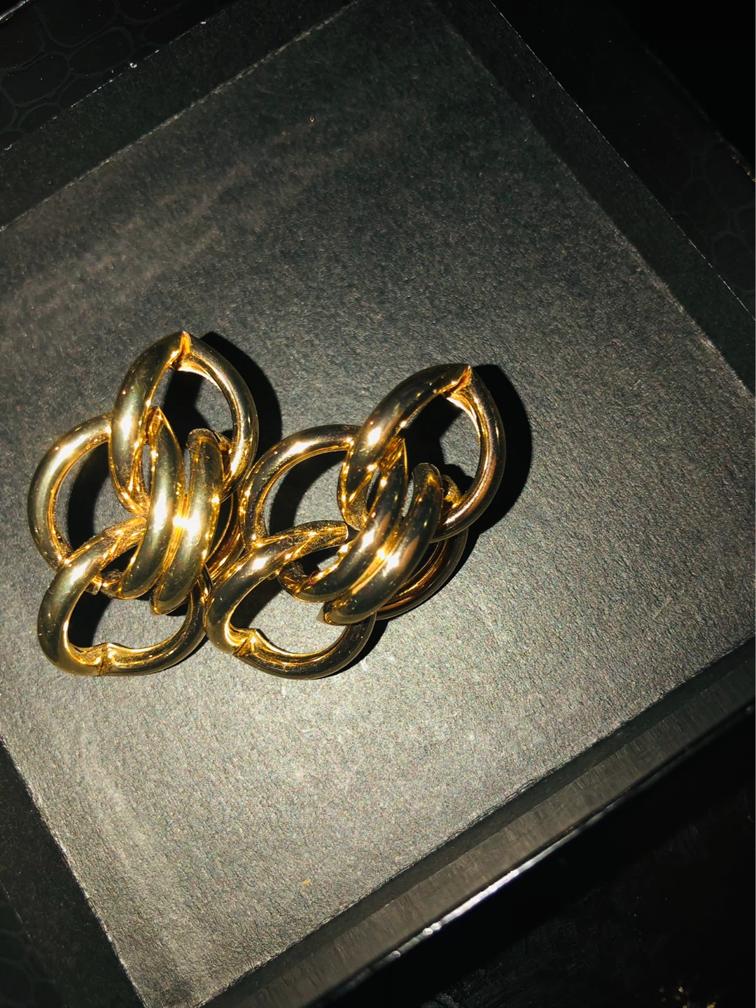 Gold  plated  earrings 3 cm lenth - photo 3